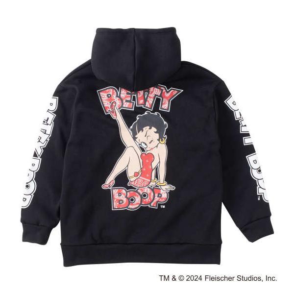 大きいサイズ ＢＥＴＴＹ ＢＯＯＰ ニットフリースプリントフルジップパーカー ３Ｌ ４Ｌ ５Ｌ ６Ｌ MC846312-73816 ラッピング可 送料無料 即日発送 marutto-markets_mc846312-73816