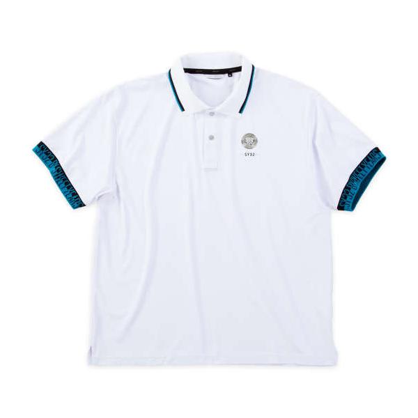 大きいサイズ SY32 by SWEET YEARS ライトストレッチワッペン半袖