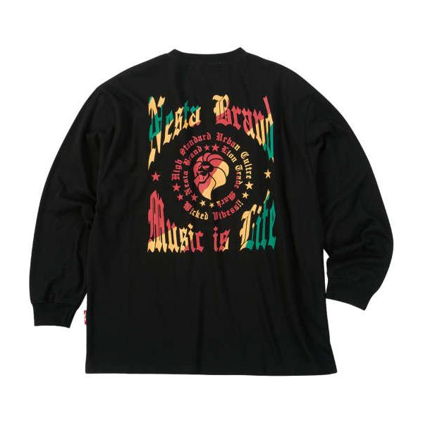 大きいサイズ NESTA BRAND 天竺長袖Tシャツ 3L 4L 5L 6L 8L ブラック ラッピング可 送料無料 即日発送 marutto-markets_mc853552-23335