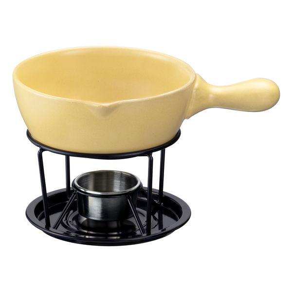 デリッシュライフチーズフォンデュセット15cmイエロー固形燃料用