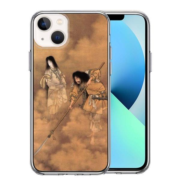 iPhone13mini ケース クリア日本神話 イザナギノミコト スマホケース