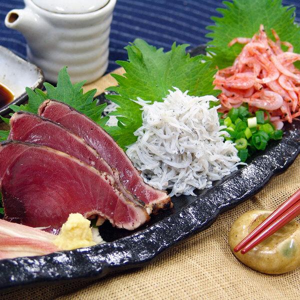 石原水産 静岡県産 鰹たたき＆桜えび＆しらすセット