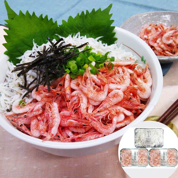 静岡 石原水産 駿河湾産 釜揚げ桜えび＆しらす釜揚げ桜えび80g×2 ゆでしらす130g のし対応可