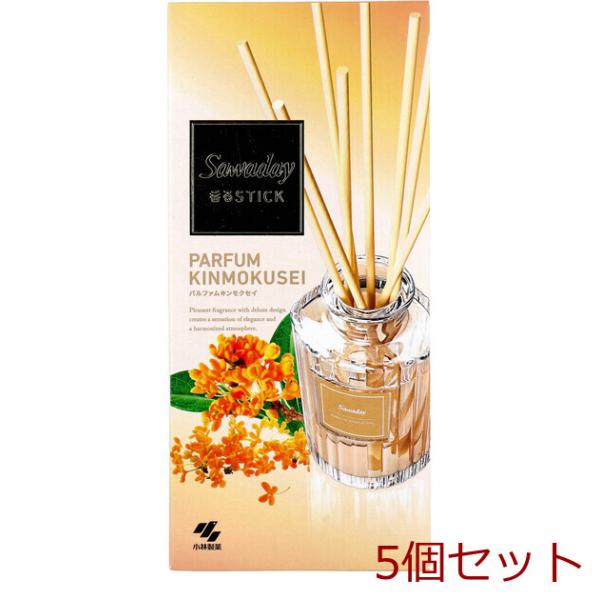 サワデー香るスティック パルファム キンモクセイ 70mL 5個セット