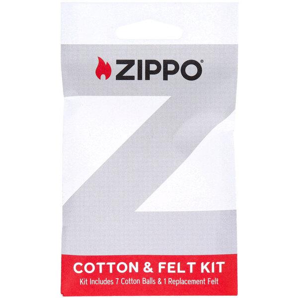 [Release date: May 30, 2025]ZIPPO ジッポー コットン＆フェルトキットコットン＆フェルトセット。ジッポーライターのメンテナンス(レギュラーサイズ)用のレーヨンボールとフェルトパッドのセットです。個装サイズ：8...