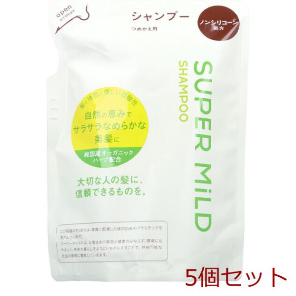 スーパーマイルド シャンプーA 詰替用 400mL 5個セット : まるっと