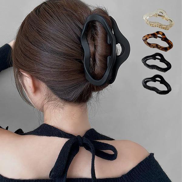 樹脂ヘアクリップ レディース まとめ髪
