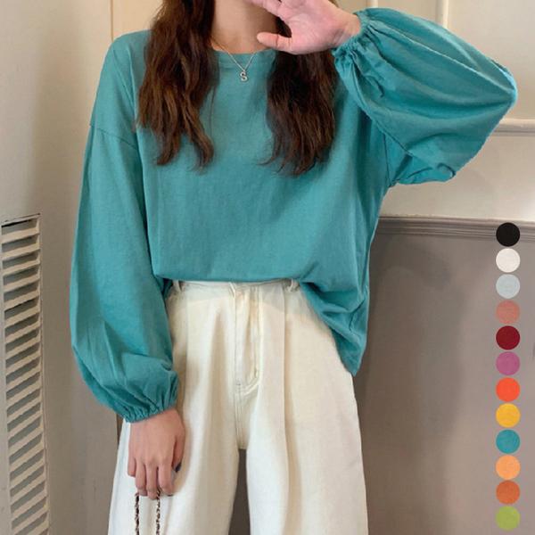 長袖Tシャツ ドロップショルダーTシャツ