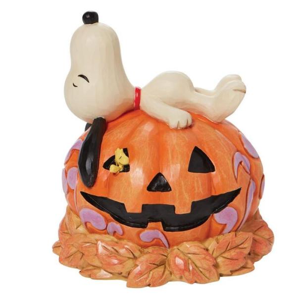 スヌーピー オン パンプキン ハロウィン JIM SHORE ラッピング可