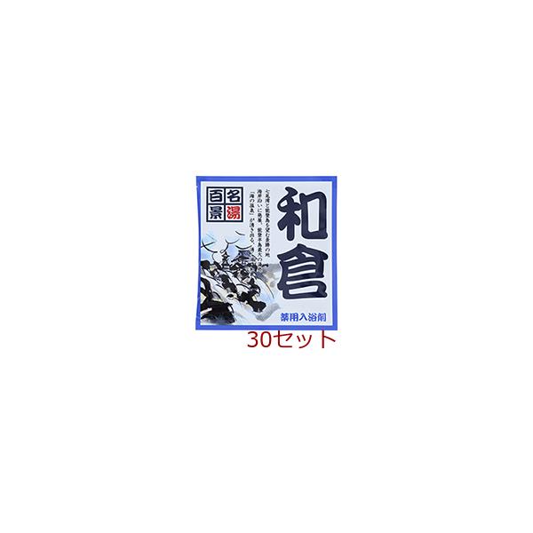 薬用入浴剤 名湯百景 和倉 石川県 日本製 30セット