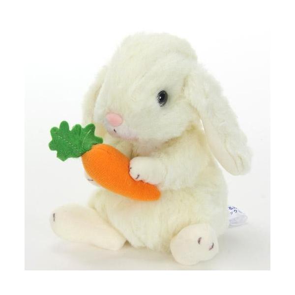 うさぎのロップイヤー ぬいぐるみ キャロット アイボリー うさぎ ウサギ ヌイグルミ 動物モチーフ にんじん ニンジン 日本製 741 049 Select Maruwa 通販 Yahoo ショッピング