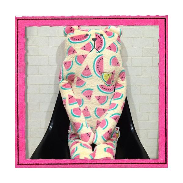 フルーツクラフト 抱き枕クッション スイカスロース くま Fruit Craft Suica Sloth C9 26 クラフトホリック Craftholic ぬいぐるみクッション C9 26 Select Maruwa 通販 Yahoo ショッピング