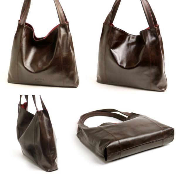 Monterosa Turipano モンテローザ チュリパーノ チューリップをイメージした 鮮やかで軽いソフトレザートートバッグ スリム スリム 3172turi こだわりの革 Maruya Selection