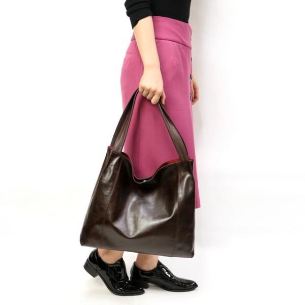 Monterosa Turipano モンテローザ チュリパーノ チューリップをイメージした 鮮やかで軽いソフトレザートートバッグ スリム スリム 3172turi こだわりの革 Maruya Selection