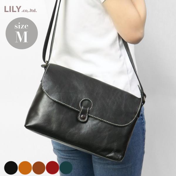 REALMIND LILY Laisser Faire ヴォルフ 味わい深いバングラ革 ショルダーバッグ M  本革 革 レザー レディース メンズ