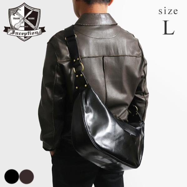 INCEPTION インセプション HORSE HIDE BANANA BAG LARGE  茶芯 ショルダーバッグ ボディバッグ