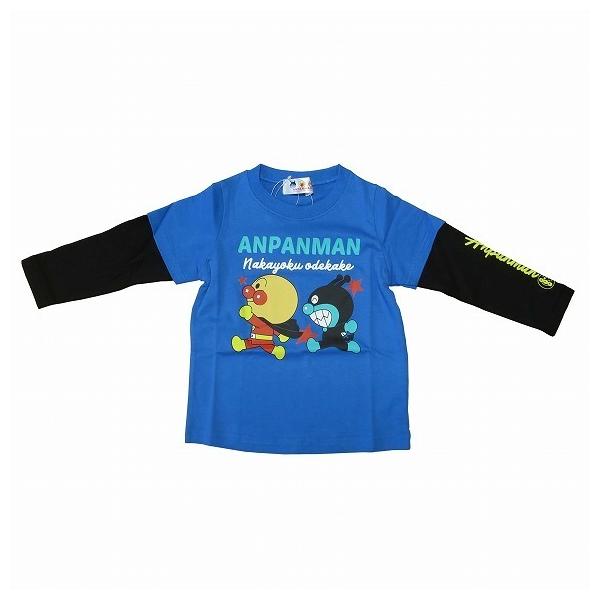 アンパンマン バイキンマン 長袖Tシャツ(90)(95)(100) : マルヨシ衣料 