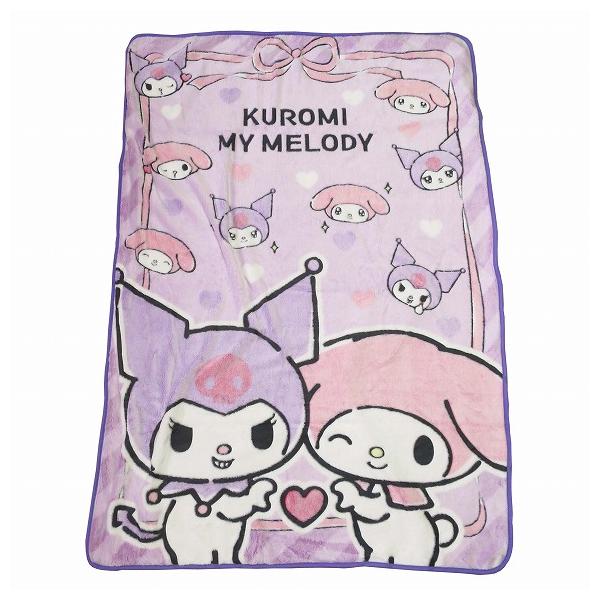 クロミちゃん マイメロ ハーフ毛布 ハーフケット : マルヨシ衣料