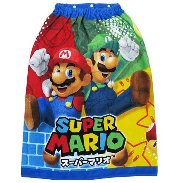 ラップタオルプール海スーパーマリオ80cm丈巻き巻きタオル サマーブラザーズスナップ付きタオル Mrs 丸悠ヤフー店 通販 Yahoo ショッピング