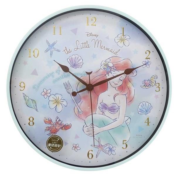 壁掛け時計 リトルマーメイド インデックスウォールクロック カラフルアート アリエル Tsf 丸悠ヤフー店 通販 Yahoo ショッピング