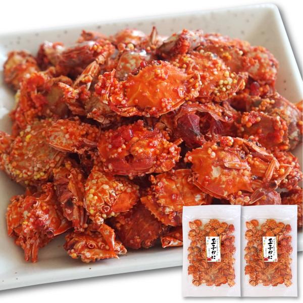 カニを丸ごと食べられるおつまみ作りました。パリッとした食感と口の中に広がるカニの風味。甲羅がパリっと、歯ごたえサクっと、噛むたびに心地よい、楽しいおやつ。カリッとサクっと食感。家族みんなで食べられる、カニのおやつ・おつまみ！甘めのタレをたっ...