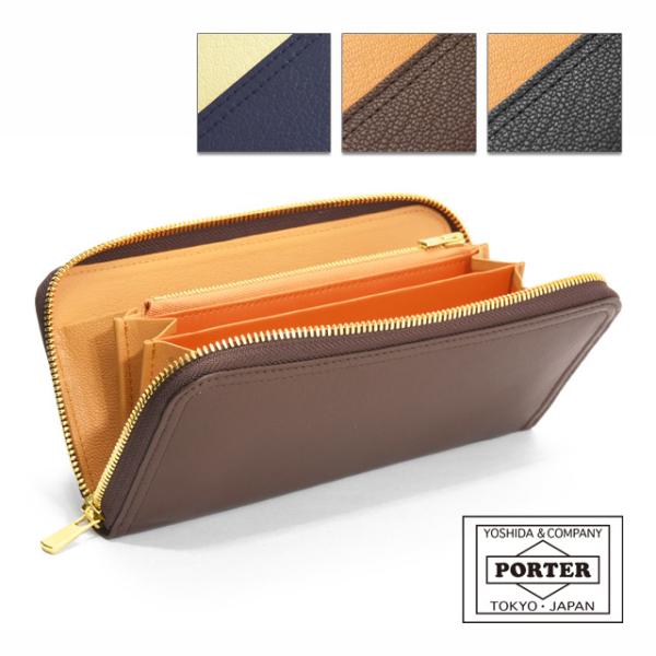 PORTER ポーター ダブル 長財布 129-03735 ロングウォレット ラウンド