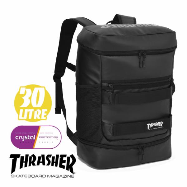 【ムチ子】スラッシャー　ＢＯＸリュック TH-Q WH THRASHER（スラッシャー） リュック BOXリュック 通学 ボックス型 2