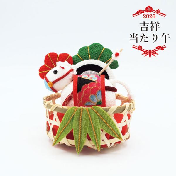 午年　干支飾り　和飾り 楽天市場】【ポイント10倍＆お正月間に合います便】福午 / 午年 干支