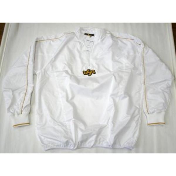 ハタケヤマ ｈａｔａｋｅｙａｍａ 人気モデル プロモデルハーフジップ長袖ジャンパー ホワイト ｈｆ Hzwp A555 マルゼンスポーツ 通販 Yahoo ショッピング