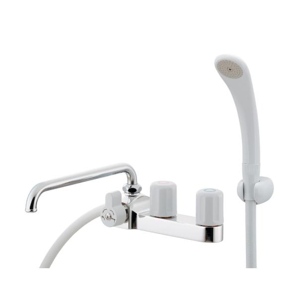 カクダイ 2ハンドルシャワー混合栓 152-303 (水栓金具) 価格比較