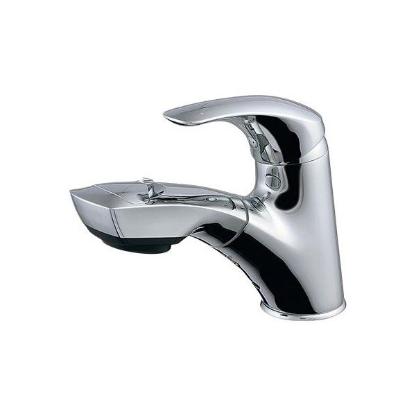 カクダイ（KAKUDAI） シングルレバー引出し混合栓 【184-002】 水道