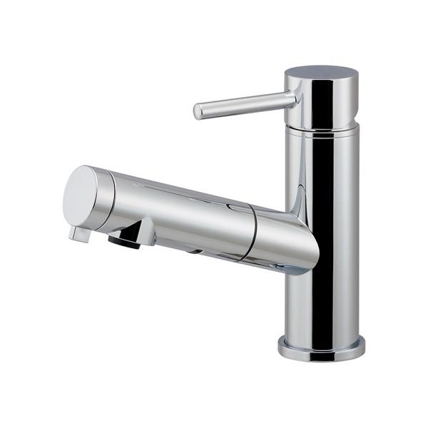 184-030A-CH】 カクダイ シングルレバー引出し混合栓 : 換気扇の通販