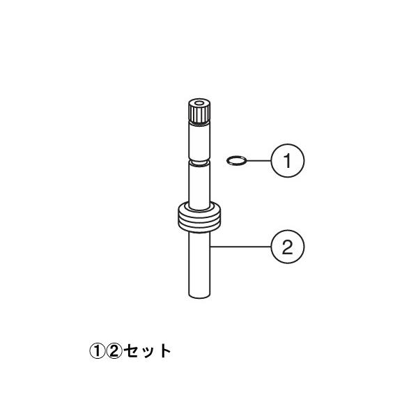 INAX（イナックス） 浴室 バス水栓 アステシア ツーハンドルバス水栓
