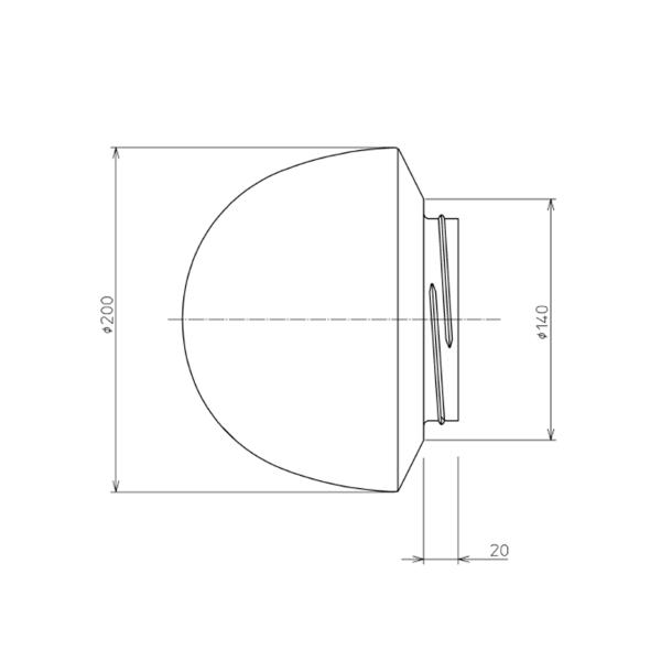 【AFKK00143N1】TOTO  収納棚・照明器具・シャワーカーテン類 部品 半球型照明グローブ本体 【純正品】部品品番の種類：収納棚・照明器具・シャワーカーテン類旧部品品番：-【適合本体品番】：WBV【本体品番を必ずご確認ください】部...