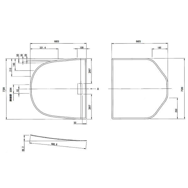 TOTO 【EKK80171W1】TOTO 風呂ふた 部品 1400YR＿非断熱蓋 : 換気扇の