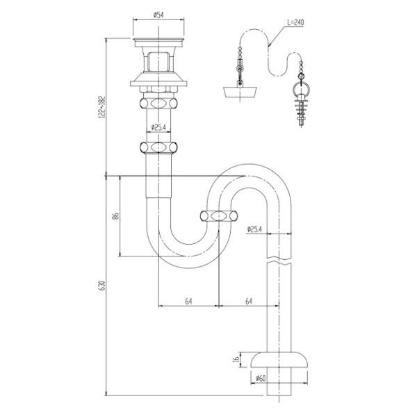 LF-10SAL rSgbv (Ăьa25mm) S At INAX LIXIL ʊEpZbg rCibNX NV Attyiz
