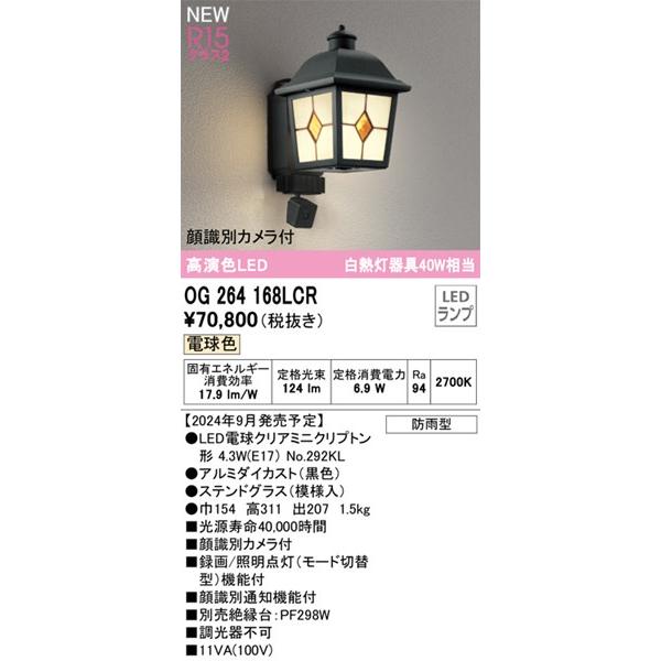 2024年9月新発売】【防犯カメラ付き】玄関照明 ポーチライト AI顔識別