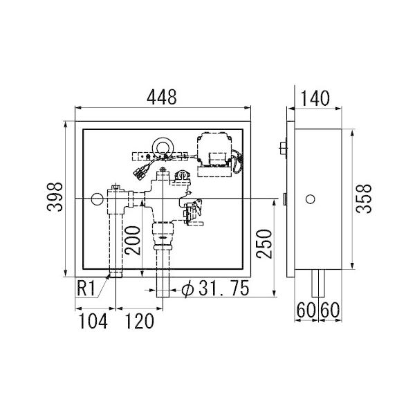 y󒍐Y4TԁzOKC-AT681-C INAX LIXIL ֊펩VXe I[gtbVb 藬ʕ Zp[g` tbVou {bNXtE` p