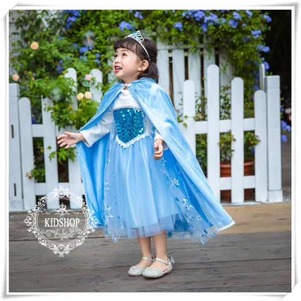 送料無料厚手お姫様プリンセスドレス裏起毛冬秋子供ドレス アナと雪の女王風アナ雪風ドレスフローズン子供用ワンピースコスプレエルサ風マント付き2点セット Dejapan เสนอราคาและซ อญ ป นท ม ค านายหน า 0