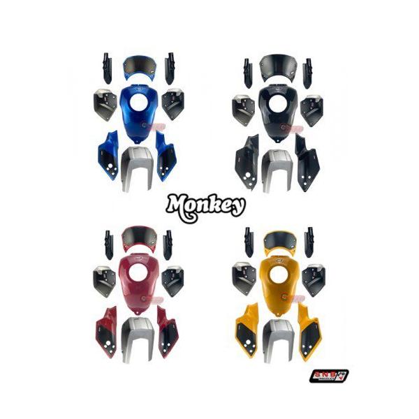 ホンダ モンキー125 ボディキット 4色 monkey-125-snb-motocross-kit