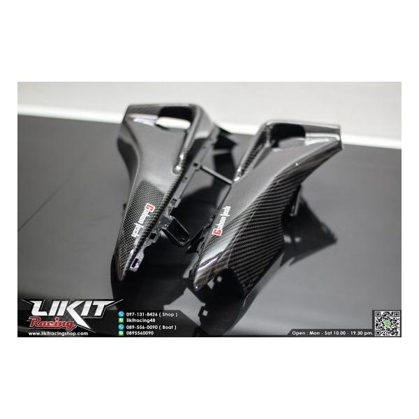���}�n NVX125 CARBON TECH �J�[�{�� �T�C�h�J�o�[���E�Z�b�g 16492976likit
