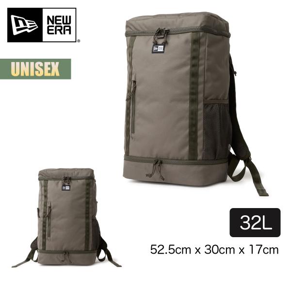 ニューエラ リュック ボックスパック 32L オリーブ NEW ERA Box Pack 32リットル バックパック 通勤 通学 スポーツ 部活 アウトドア デイパック シューズ収納