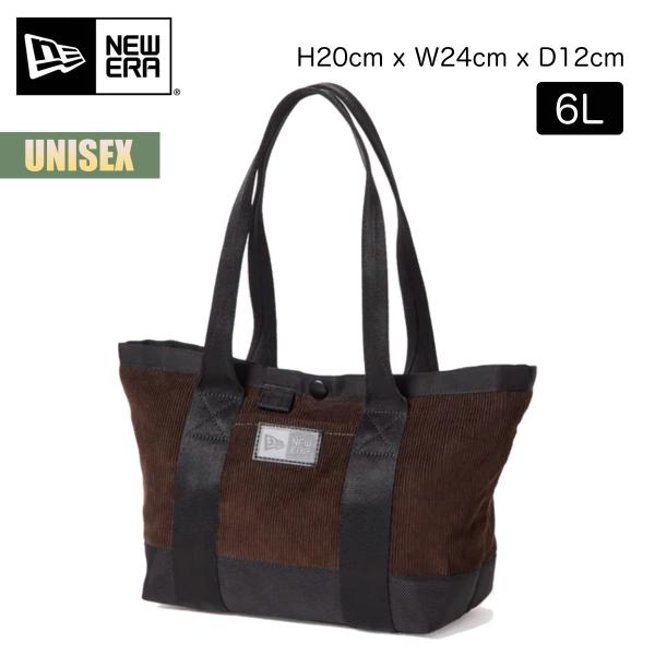 ニューエラ トートバッグ ミニ 6L コーデュロイ ウォルナット NEW ERA Tote Bag Mini Corduroy Walnut ミニトート ユニセックス カジュアル シンプル サブバッグ