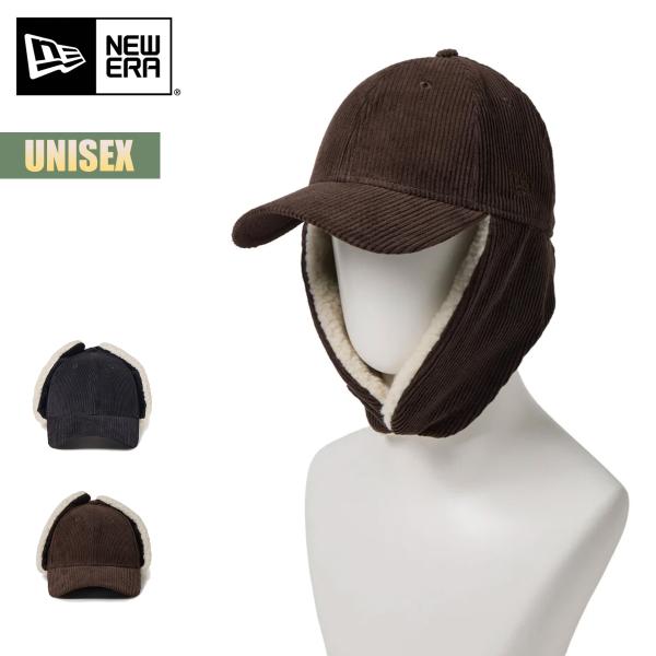 ニューエラ キャップ 帽子 NEW ERA 9FORTY Dog Ear ドッグイヤー ベーシック Corduroy コーデュロイ ユニセックス イヤーフラップ 耳当て カーブバイザー