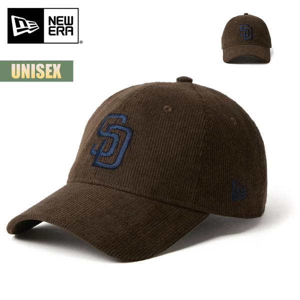 ニューエラ キャップ 帽子 NEW ERA 9TWENTY Corduroy コーデュロイ サンディエゴ・パドレス ウォルナット ユニセックス San Diego Padres カーブバイザー