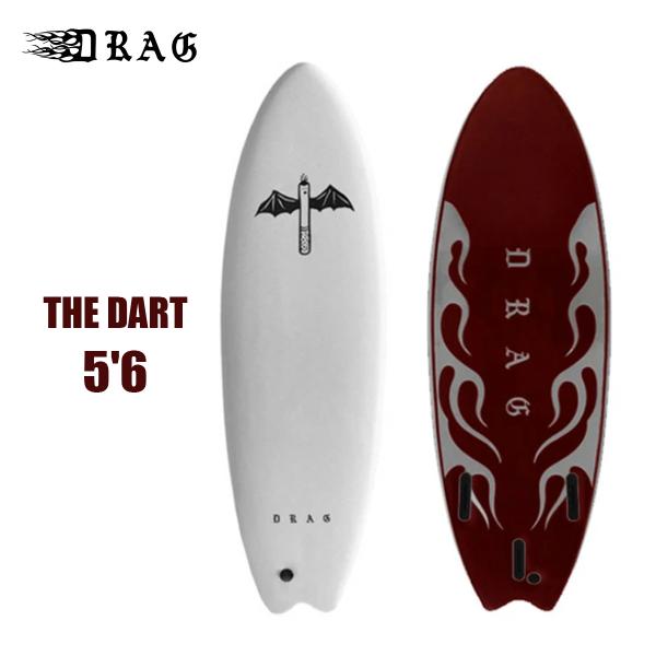 DRAG ソフトボード サーフボード THE DART 5'6 THRUSTER DRAG ソフトボード サーフボード THE DART 5'6 THRUSTERモデル