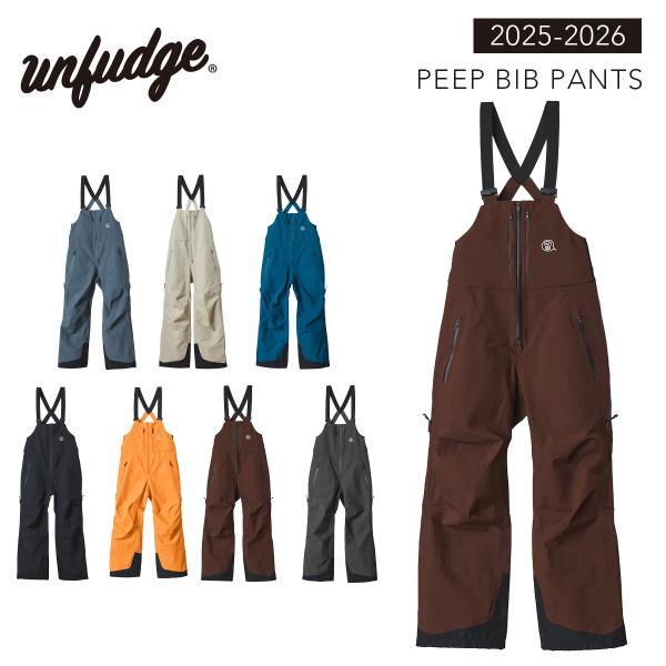 25-26 unfudge PEEP BIB PANTS 定価以下 2025-2026 // PEEP BIB PANTS | unfudge ONLINE STORE