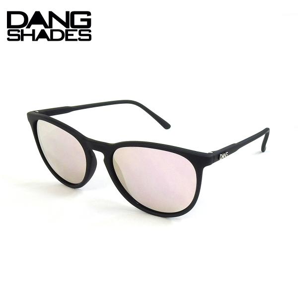 サングラス ダン・シェイディーズ フェントン DANG SHADES FENTON SUNGLASS ローズ ミラー ポラライズ 偏光レンズ ラウンド フレーム ブラック