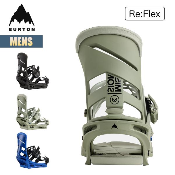 25-26モデル■Men's Burton Mission Re:Flex Snowboard Bindingsメンズ バートン ミッション リフレックス スノーボード バインディング4x4、3D、The Channelといった全てのメジャ...