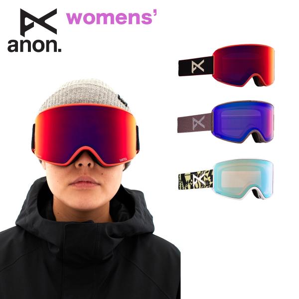 アノン スノーゴーグル レディース W22JP-222641 Women's Anon WM3 Goggle + Bonus Lens -Asian Fit WM3 ゴーグル + ボーナス レンズ - アジアンフィット